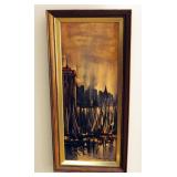 O. Franca Framed Prints Qty 2, 25" x 12"