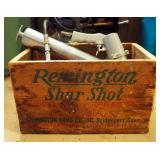 Remington Shur Shot Wood Ammo Box, Central Pneumatic Grease Gun Model # P-219, Pneumatic 1/2" Drive 