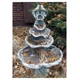 Concrete Cast Yard Statuary, Contents In Front Yard