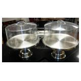 Winco 13" Cake Stands With Lids Qty. 2