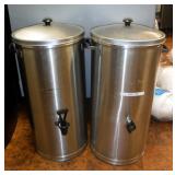 Brewmatic 2 Gallon Stainless Steel Drink Service Dispensers Qty.2