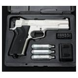 Crosman Airguns Model 108 Repeatair .177 Cal C02 Pellet Gun SN# Not Found With C02 Cartridges And Ha