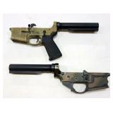 SMI SMI-15 AR-15 Receivers With Trigger And Buffer Tubes, Rifle, SN# SMI-B02141 And SMI-A00286, Qty 