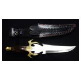 Coyote Cutlery Fantasy Knife 9" Blade With Leather Sheath