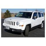 2012 Jeep Patriot Latitude Sport Utility 4WD Vehicle (MPV), 34,923 Miles, VIN# 1C4NJRFB1CD696218