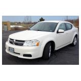 2011 Dodge Avenger Passenger Car, Mainstreet Sedan 4D, 2.4L, 44,154 Miles, VIN # 1B3BD1FB5BN523730