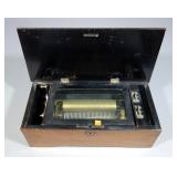 Antique Brass Cylinder Music Box, Purchased As Antique In The 70