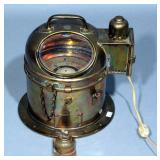 Antique Ship Binnacle With Original Candle Fixture, Electrified, Pat. 183