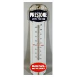 Prestone Antifreeze Thermometer 36"H Metal & Enamel