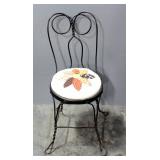 Ice Cream Parlor Chair With Handwork Cushion