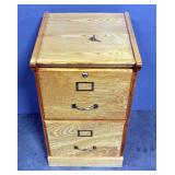 Two-Drawer Standard Filing Cabinet With Keys