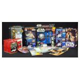 Star Wars Collectables To Include Figural Mugs, Talking Bank, Han Solo, Imperial Gift Set, Hallmark 