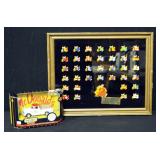 Matchbox Collectibles McDonalds 1957 Chevy 3100 Truck, McDonalds Commemorative Pin Set #0195 In Wood