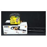 Worx 304.1 120v Electric Chain Saw With Dewalt 165
