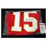 Patrick Mahomes Kansas City Chiefs Authentic Autographed Football Jersey With COA Size XL