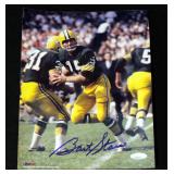 Bart Starr Green Bay Packers Authentic Autographed Photo With COA 8" x 10"