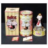 Fossil Popeye & Wimpy Limited Edition Pocket Watch Li 1599 In Case, Unused Fossil Popeye & Wimpy Limited Edition Pocket Watch Li 1599 In Case, Unused