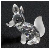 Swarovski Silver Crystal Fox Figurine # 7629 NR 070 000 With Box And COA Swarovski Silver Crystal Fox Figurine # 7629 NR 070 000 With Box And COA