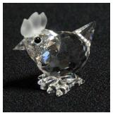 Swarovski Silver Crystal Rooster Figurine # 7674 NR 045 000 With Box And COA