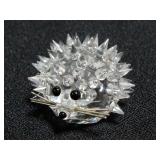 Swarovski Silver Crystal Porcupine/Hedge Hog Figurine With Box And COA Swarovski Silver Crystal Porcupine/Hedge Hog Figurine With Box And COA