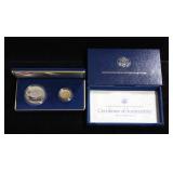 1987 United States Constitution Coin Set With COA In Case And Box