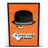 1971 A Clockwork Orange Movie Poster Print, Framed 25"W x 37"H 1971 A Clockwork Orange Movie Poster Print, Framed 25"W x 37"H