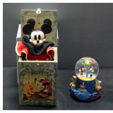 Mickey Mouse Limited Edition Musical Jack-In-The-Box By Enesco And Hallmark "When You Wish Upon A St Mickey Mouse Limited Edition Musical Jack-In-The-Box By Enesco And Hallmark "When You Wish Upon A St