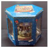 A Mickey Holiday Carousel By Mr. Christmas In Original Box