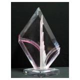 Shlomi Haziza Acrylic Sculpture 15"W x 24.5"H