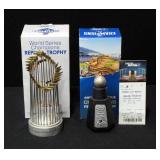 2015 World Series Champions Replica Trophy And 2014 American League Champions Replica Trophy Both In 2015 World Series Champions Replica Trophy And 2014 American League Champions Replica Trophy Both In