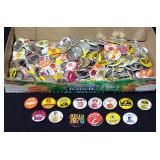 Assortment Of Collegiate Fan And Promotional Buttons Including Nebraska, Iowa, Auburn, Arizona, Vand Assortment Of Collegiate Fan And Promotional Buttons Including Nebraska, Iowa, Auburn, Arizona, Vand