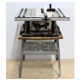 Skilsaw 10" Table Saw Model 3400 On Stand, Powers On Skilsaw 10" Table Saw Model 3400 On Stand, Powers On