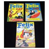 Four Color Felix The Cat #119 GD, #135 GD, #162 VG+, Golden Age Four Color Felix The Cat #119 GD, #135 GD, #162 VG+, Golden Age