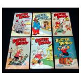 Standard Comics Buster Bunny #1 GD+, #2 VG+, #7 GD+, 9 VG+, #12 GD, #13 VG+