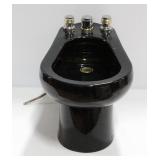 Briggs Plumbing Bidet, Black 14"W x 14.5"H x 26"D