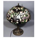 Tiffany Style Table Lamp 23"H, Powers On Tiffany Style Table Lamp 23"H, Powers On