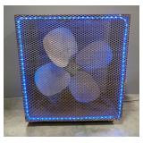 Large Box Fan On Wheels 36"W x 40"H x 24"D, Powers On