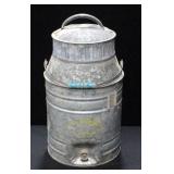 Vintage GOTT 3 Gallon Galvanized Metal Drinking Water Cooler With Spout And Wood Handle