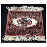 Salesman Sample Persian Rug 11" x 13.5" Salesman Sample Persian Rug 11" x 13.5"