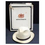 Stetson 3X Beaver Fedora Hat Size 6-7/8 In Original Box