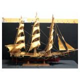 Large Model Of 1851 Clipper Ship Flying Cloud On Stand 34"H x 41"L Large Model Of 1851 Clipper Ship Flying Cloud On Stand 34"H x 41"L