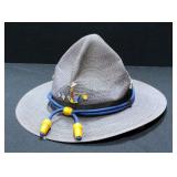 Mesh Ranger/Mountie/Smokey The Bear Hat With Chin Strap