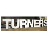 Metal Lighted Individual Letter "Turner
