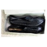 Vintage Detto Pietro Leather Cycling Shoes, Sized 10.5 New In Box