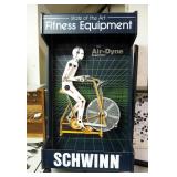 Schwinn Motorized, Lighted Fitness Equipment Display, 48" x 25" With Metal Legs, Lights Up And Works