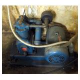 Curtis Singe Cylinder Air Compressor With A Dayton 3 Horse Motor, Hard Wired In, 220 Volt