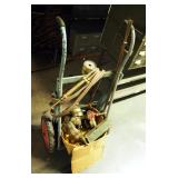 Welders Tank 2 Wheel Dolly Including Torches, Pressure Gauges, Tips And More