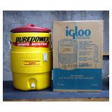 Igloo Insulated 10 Gallon Beverage Coolers, Qty 2