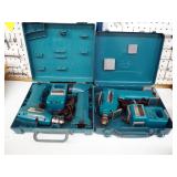 Makita Cordless Driver Drill And 10mm Drill Includes Chargers And Carrying Case