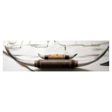 Long Horn Horns, Saber And Handcrafted Cane